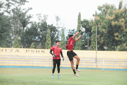 dedicated soccer training session