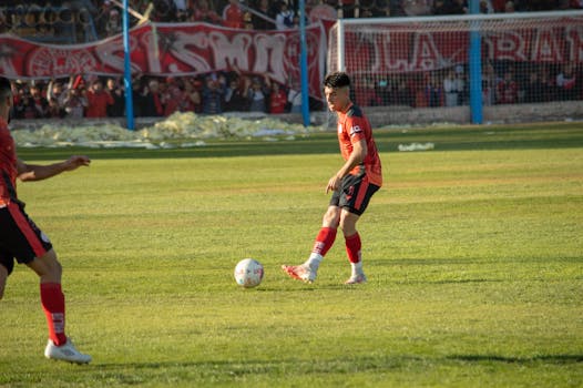 exciting Olympic soccer match