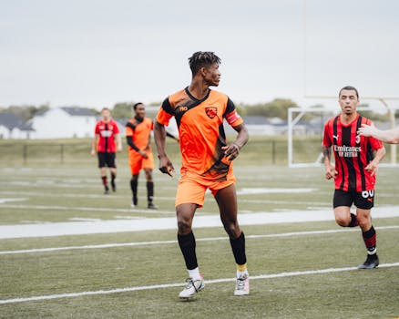 local amateur soccer match