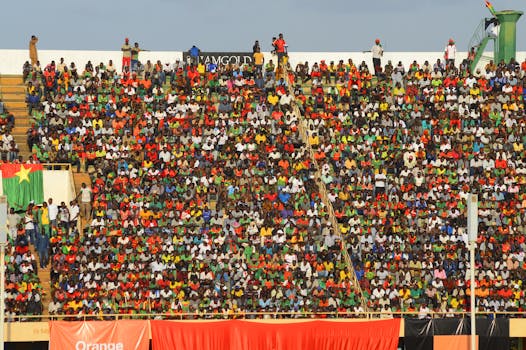 Stadium filled with enthusiastic fans